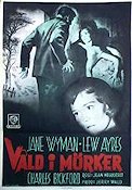 Våld i mörker 1948 poster Jane Wyman Lew Ayres