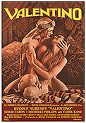 Valentino 1977 movie poster Rudolf Nurejev Leslie Caron Michelle Phillips Ken Russell Celebrities Sword and sandal