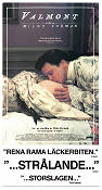 Valmont 1989 movie poster Colin Firth Annette Bening Meg Tilly Milos Forman