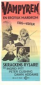 The Vampire Lovers 1970 movie poster Ingrid Pitt Peter Cushing Roy Ward Baker Production: Hammer Films