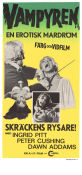 The Vampire Lovers 1970 movie poster Ingrid Pitt Peter Cushing Roy Ward Baker Production: Hammer Films