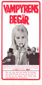 Lust for a Vampire 1971 movie poster Barbara Jefford Ralph Bates Suzanna Leigh Jimmy Sangster