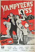 Kiss of the Vampire 1970 movie poster Clifford Evans Don Sharp