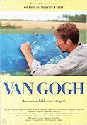 Van Gogh 1991 movie poster Jacques Dutronc Alexandra London Bernard Le Coq Maurice Pialat