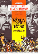 Vånda och extas 1965 poster Charlton Heston Rex Harrison Carol Reed Svärd och sandal