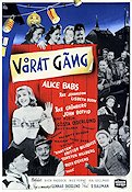 Vårat gäng 1942 movie poster Alice Babs Åke Grönberg John Botvid Gunnar Skoglund