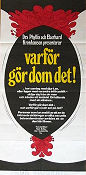 Why Do They Do It? 1971 movie poster Hugh Hefner Bodil Joensen Phyllis Eberhard Kronhausenen Denmark Documentaries