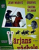 Le Bossu 1959 movie poster Jean Marais Bourvil Sabine Sesselmann André Hunebelle Sword and sandal