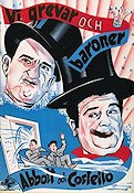 In Society 1944 movie poster Abbott and Costello Bud Abbott Lou Costello Marion Hutton Jean Yarbrough