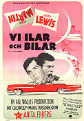 Hollywood or Bust 1956 movie poster Dean Martin Jerry Lewis Anita Ekberg Frank Tashlin Cars and racing
