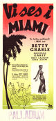 Vi ses i Miami 1951 poster Betty Grable Macdonald Carey Rory Calhoun Richard Sale Musikaler