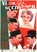 Vi som går scenvägen 1938 movie poster Elof Ahrle Bengt-Åke Bengtsson Anne-Marie Uddenberg Gideon Wahlberg Eric Rohman art