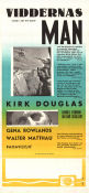 Lonely Are the Brave 1962 movie poster Kirk Douglas Gena Rowlands Walter Matthau David Miller