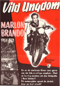 The Wild One 1953 movie poster Marlon Brando Mary Murphy Lee Marvin Laslo Benedek Motorcycles