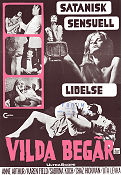 Vilda begär 1966 poster Anne Arthur Karin Field Radley Metzger