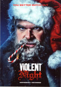 Violent Night 2022 movie poster David Harbour John Leguizamo Beverly D´Angelo Tommy Wirkola Holiday