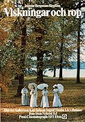 Cries and Whispers 1973 movie poster Harriet Andersson Karin Sylwan Liv Ullmann Ingrid Thulin Ingmar Bergman Photo: Sven Nykvist