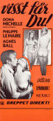 The Night of the Three Lovers 1968 movie poster Philippe Lemaire Donna Michelle Chantal Deberg Max Pécas