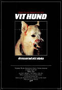 Vit hund 1982 poster Kristy McNichol Christa Lang Vernon Weddle Samuel Fuller Hundar