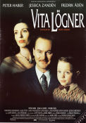 Vita lögner 1995 poster Peter Haber Jessica Zandén Fredrik Ådén Mats Arehn Barn