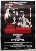 Vita nätter 1985 poster Mikhail Baryshnikov Gregory Hines Isabella Rossellini Taylor Hackford