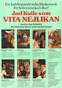 Vita nejlikan 1974 movie poster Margaretha Krook Siv Ericks Gunvor Pontén Eva Bysing Agneta Prytz Ingvar Kjellson Jarl Kulle