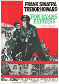 Von Ryan´s Express 1965 movie poster Frank Sinatra Trevor Howard Raffaella Carra Mark Robson Trains War