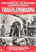 Vrakplundrarna 1971 poster Kirk Douglas Yul Brynner Samantha Eggar Kevin Billington