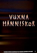 Vuxna människor 1999 movie poster Fredrik Lindström Karin Bjurström Mikael Persbrandt Felix Herngren