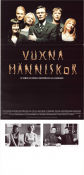 Vuxna människor 1999 poster Fredrik Lindström Karin Bjurström Mikael Persbrandt Felix Herngren