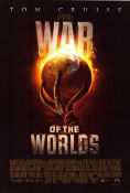 War of the Worlds 2005 movie poster Tom Cruise Dakota Fanning Tim Robbins Steven Spielberg