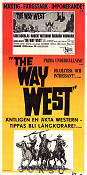 The Way West 1967 movie poster Kirk Douglas Robert Mitchum Richard Widmark Andrew V McLaglen