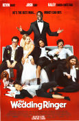 The Wedding Ringer 2015 movie poster Kevin Hart Josh Gad Kaley Cuoco Jeremy Garelick