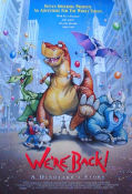We´re Back! A Dinosaur´s Story 1993 movie poster John Goodman Phil Nibbelink Animation Dinosaurs and dragons