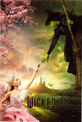 Wicked 2024 movie poster Cynthia Erivo Ariana Grande Jeff Goldblum Jon M Chu Musicals