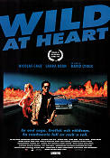 Wild At Heart 1990 movie poster Nicolas Cage Laura Dern David Lynch