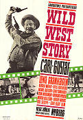 Wild West Story 1964 movie poster Carl-Gustaf Lindstedt Lena Granhagen Gerald Mohr Börje Nyberg