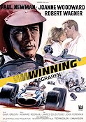 Winning 1969 movie poster Paul Newman Joanne Woodward Robert Wagner James Goldstone Cars and racing