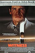 Witness 1985 movie poster Harrison Ford