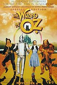 The Wizard of Oz 1939 movie poster Judy Garland Frank Morgan Victor Fleming Musicals