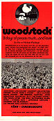 Woodstock 1970 movie poster Joan Baez Jimi Hendrix Michael Wadleigh Rock and pop