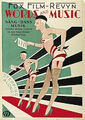 Words and Music 1929 poster James Tinling