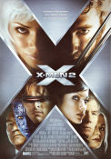 X2: X-Men United 2003 movie poster Patrick Stewart Hugh Jackman Halle Berry Bryan Singer Find more: Marvel From comics