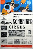 Schreiber cirkus 1940 poster Circus