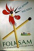 Folksam Folket livförsäkring Samarbete 1950 poster Find more: Folksam