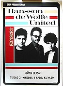 Hansson de Wolfe United 1979 poster Find more: Concert poster Rock and pop