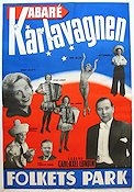 Kabaré Karlavagnen 1941 poster Carl-Axel Lundin Birgit Glantz Gunnar Ekvall Torsten Cassel Find more: Revy