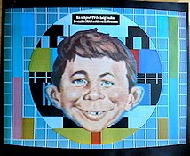 En schysst TV-fri helg 1985 poster MAD Alfred E Neuman From comics