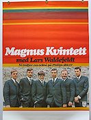 Magnus Kvintett Philips 1968 poster Lars Waldefeldt Find more: Concert poster Find more: Dansband Rock and pop