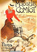 Motocycles Comiot 1916 poster 